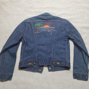 Wrangler Denim Embroidered Jacket